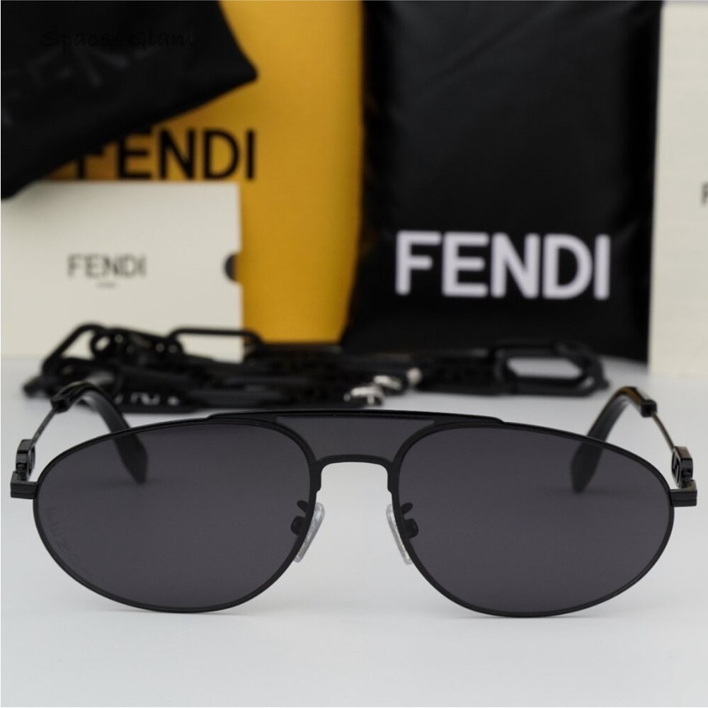 Fendi Black Men's Sunglasses